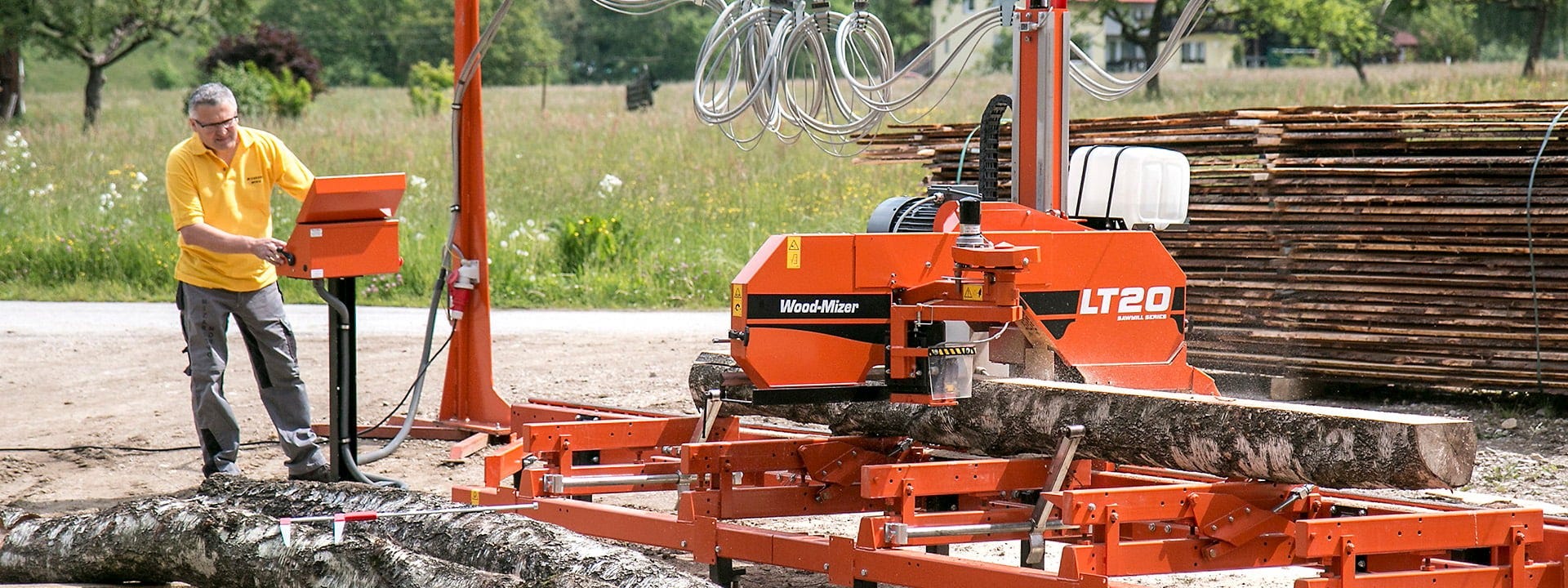 Un atelier de tâmplărie din Slovenia operează un fierăstrău Wood-Mizer