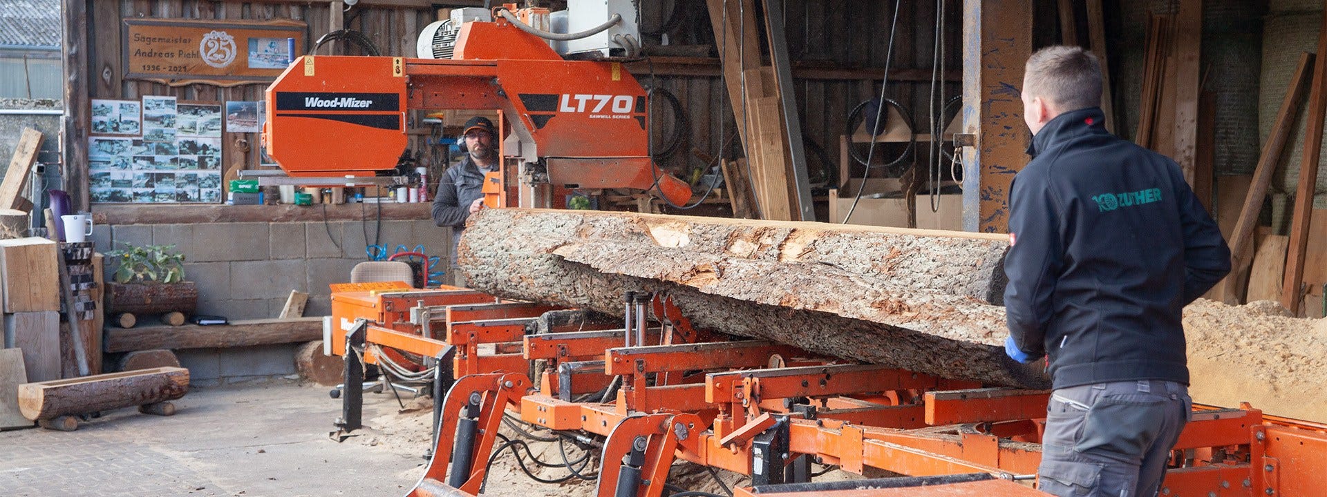 O fermă germană își diversifică activitatea și își crește veniturile cu ajutorul fierăstrăului Wood-Mizer LT70
