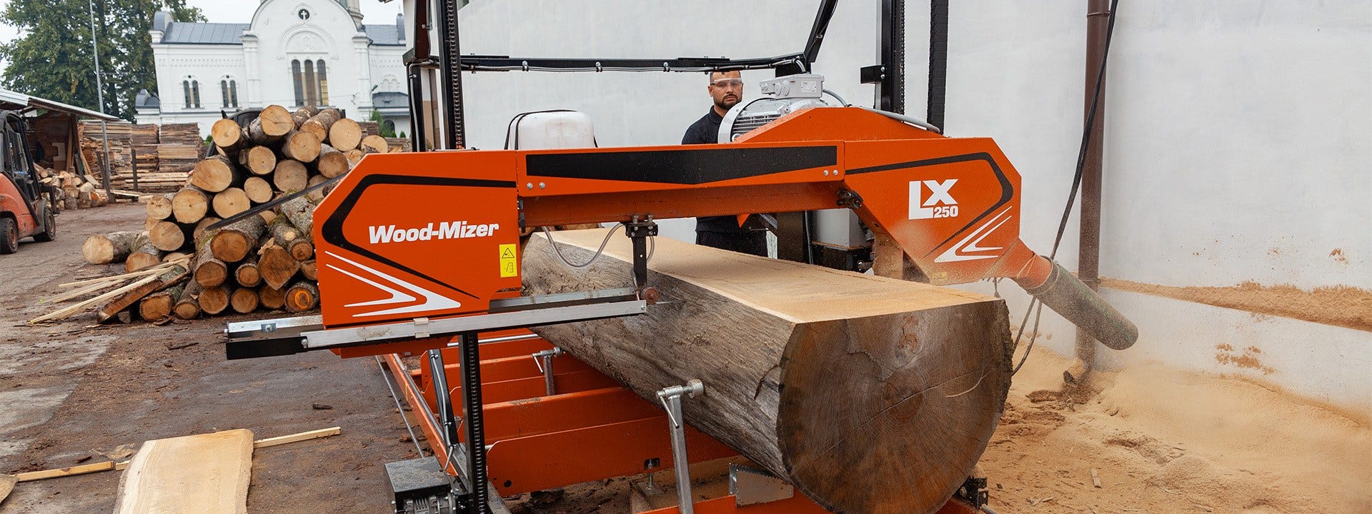 Fierăstrăul Wood-Mizer LX250 creează un avantaj competitiv pentru o companie de prelucrarea lemnului din Polonia